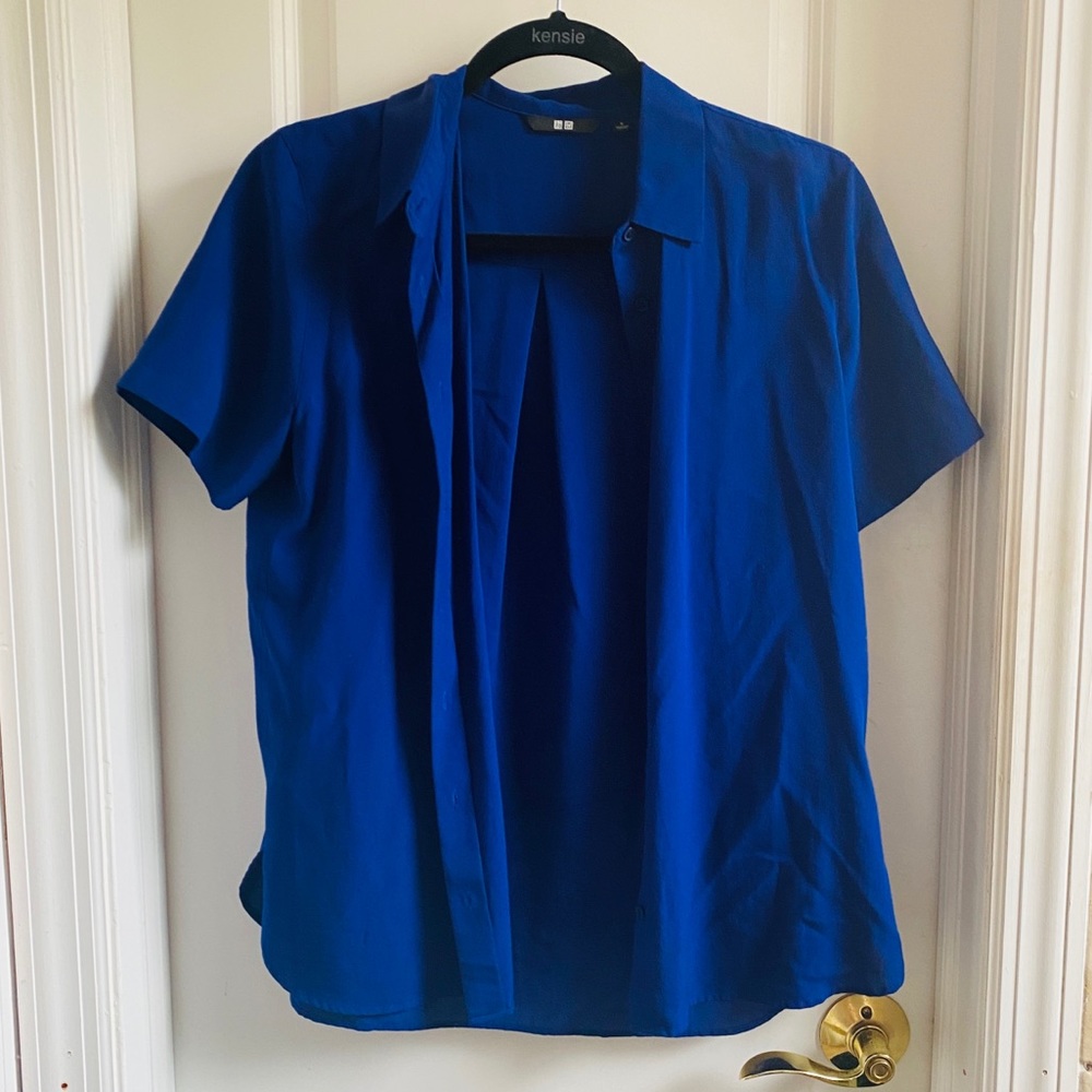 Royal Blue Blouse 👑